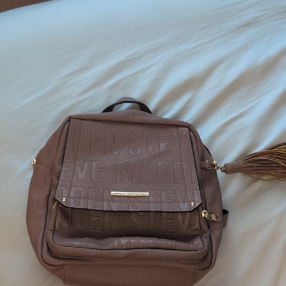 Steve Madden Brown Backpack